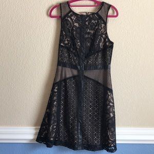 Black lace dress